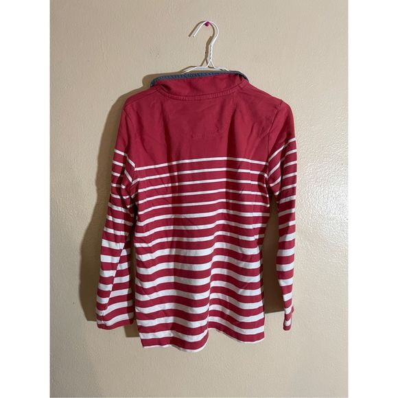 L.L. Bean Red and White Striped Sweater - Picture 2 of 7